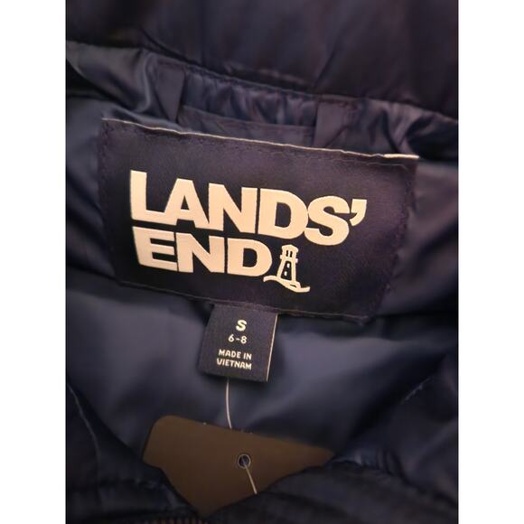 Lands' End Men's Wanderweight Ultralight Packable Down Vest, Size Small - Picture 4 of 6